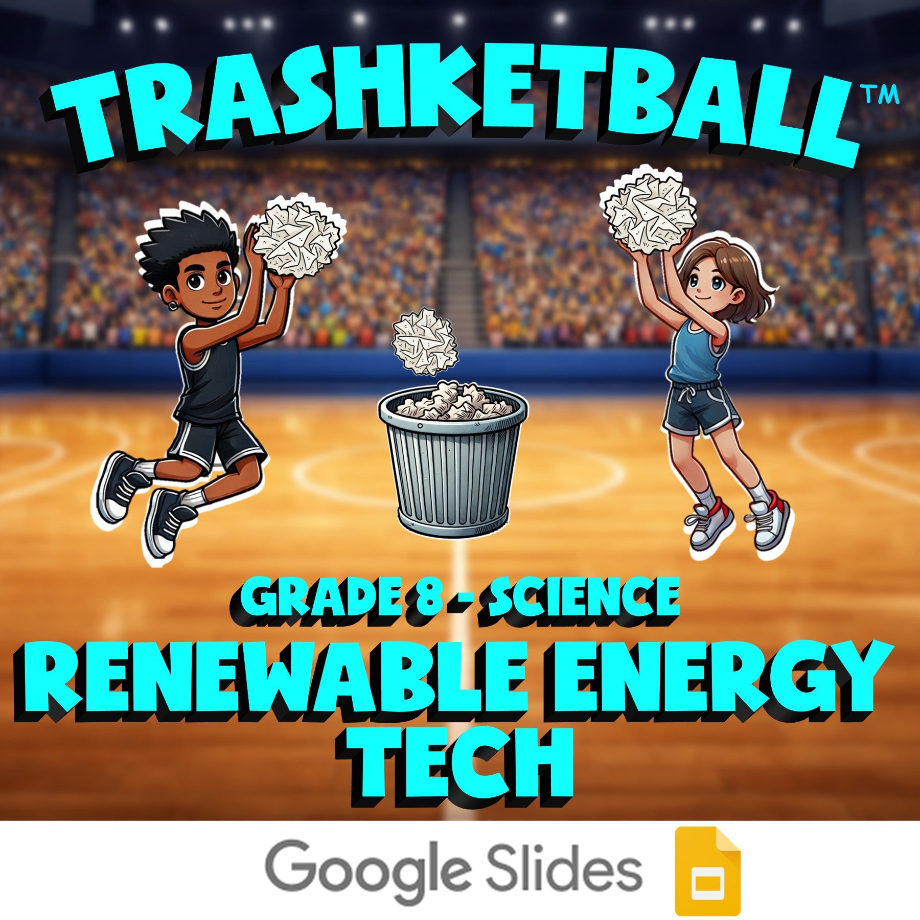 Renewable Energy Tech TRASHKETBALL Science Game - No Prep Grade 8 Review