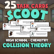 Collision Theory SCOOT TASK CARDS Science Game - No Prep Chemistry Review
