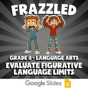 Evaluate Figurative Language Limits FRAZZLED ELA Game - No Prep Grade 11 Review