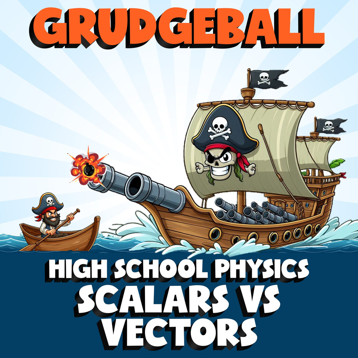 Scalars vs Vectors GRUDGEBALL Science Game - No Prep Physics Review Activity