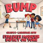 Evaluate Modifier Impact on Tone BUMP ELA Game - No Prep Grade 11 Review