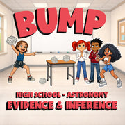 Evidence & Inference BUMP Science Game - No Prep Astronomy Review Activity