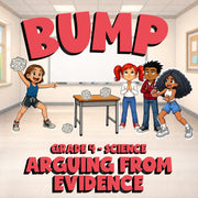 Arguing from Evidence BUMP Science Game - No Prep Grade 4 Review Activity