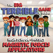 Magnetic Forces Applications BIG TERRIBLE GAME - No Prep Physics Science Review