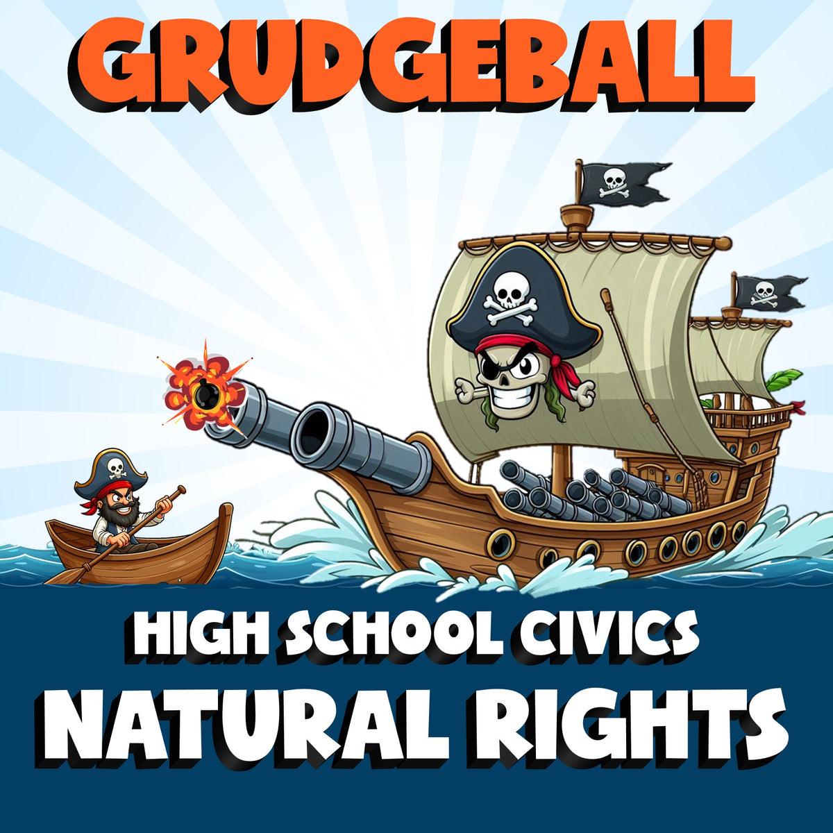 Natural Rights GRUDGEBALL Civics Game - No Prep Review Activity
