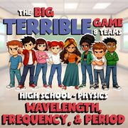 Wavelength, Frequency, & Period BIG TERRIBLE GAME - Physics Science Review