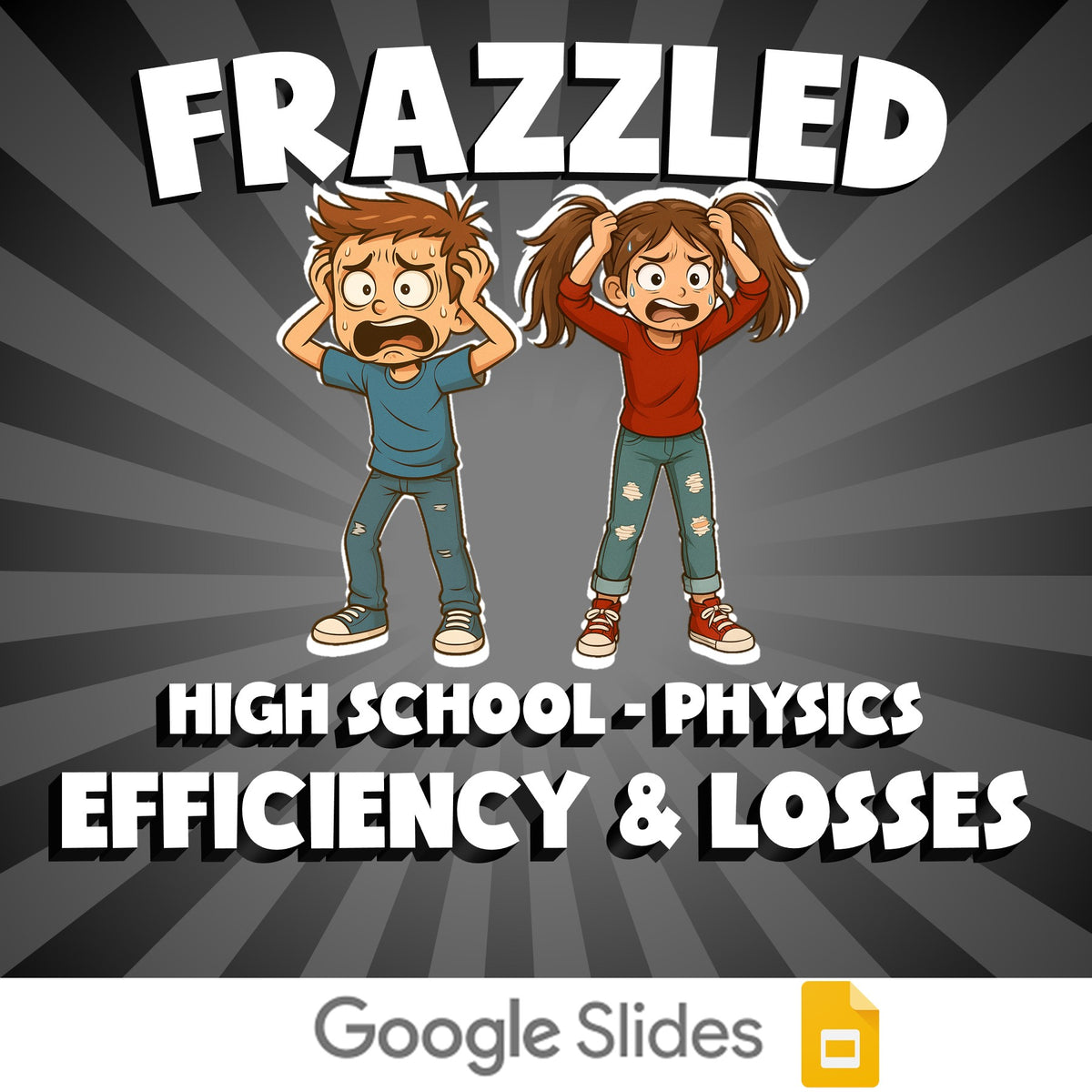 Efficiency & Losses FRAZZLED Science Game - No Prep Physics Review Activity