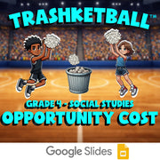 Opportunity Cost TRASHKETBALL Socials Game - No Prep Grade 4 Review Activity
