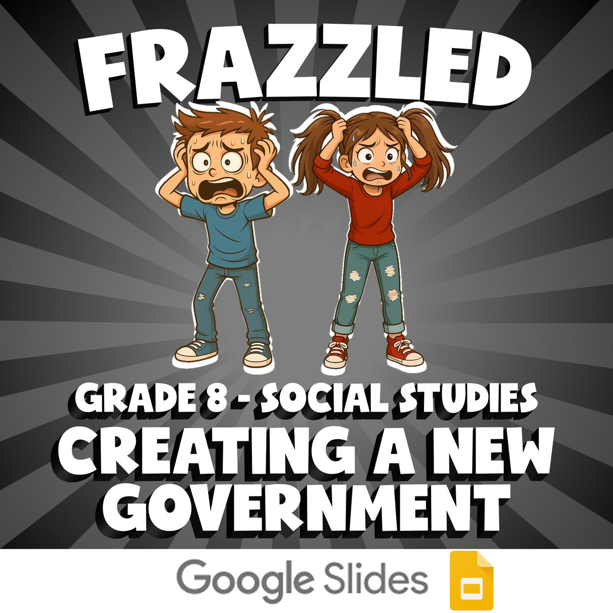 Creating a New Government FRAZZLED Socials Game - No Prep Grade 8 Review