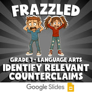 Identify Relevant Counterclaims FRAZZLED ELA Game - No Prep Grade 7 Review