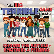 Choose The Article - Emotions & Feelings BIG TERRIBLE GAME - Spanish Exercise