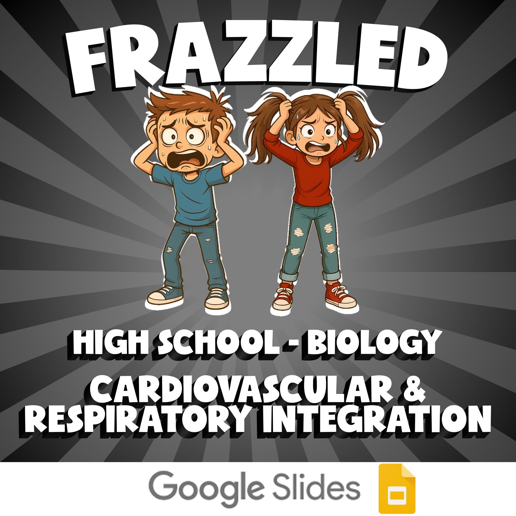 Cardiovascular & Respiratory Integration FRAZZLED Science Game - No Prep Biology