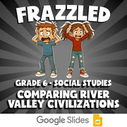Comparing River Valley Civilizations FRAZZLED Socials Game - No Prep Grade 6