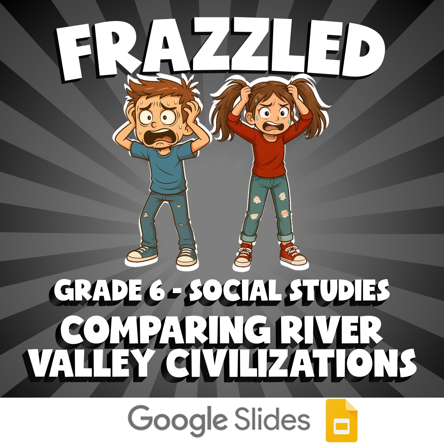Comparing River Valley Civilizations FRAZZLED Socials Game - No Prep Grade 6