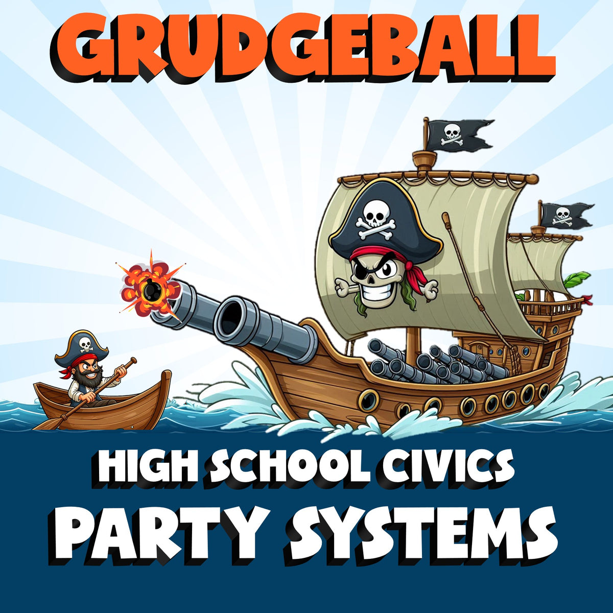 Party Systems GRUDGEBALL Civics Game - No Prep Review Activity