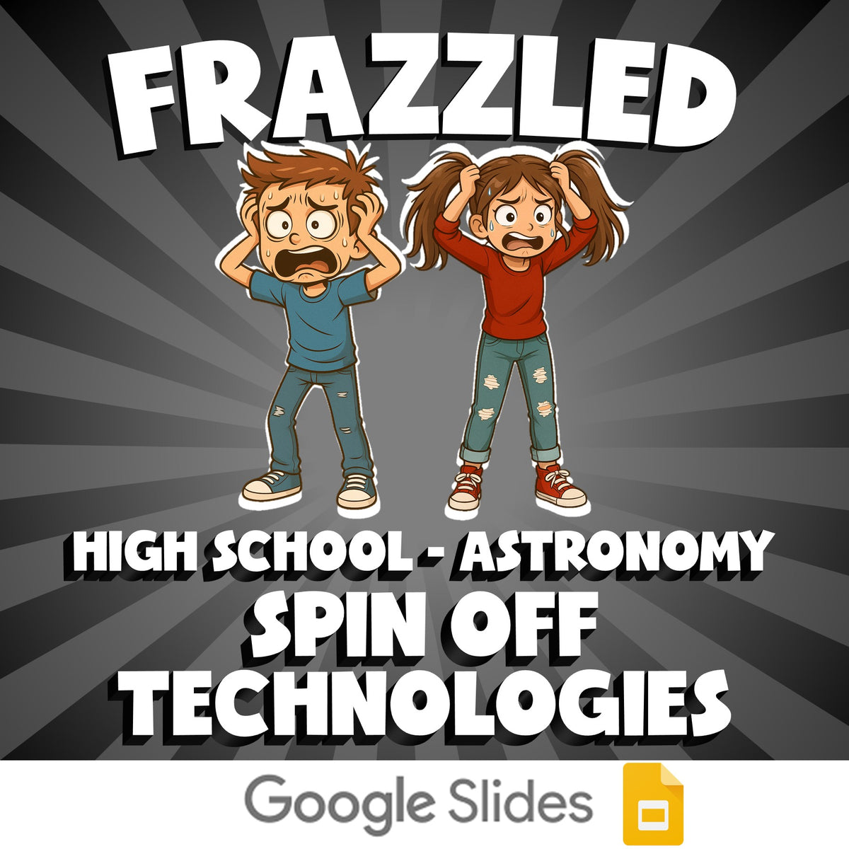 Spin Off Technologies FRAZZLED Science Game - No Prep Astronomy Review Activity