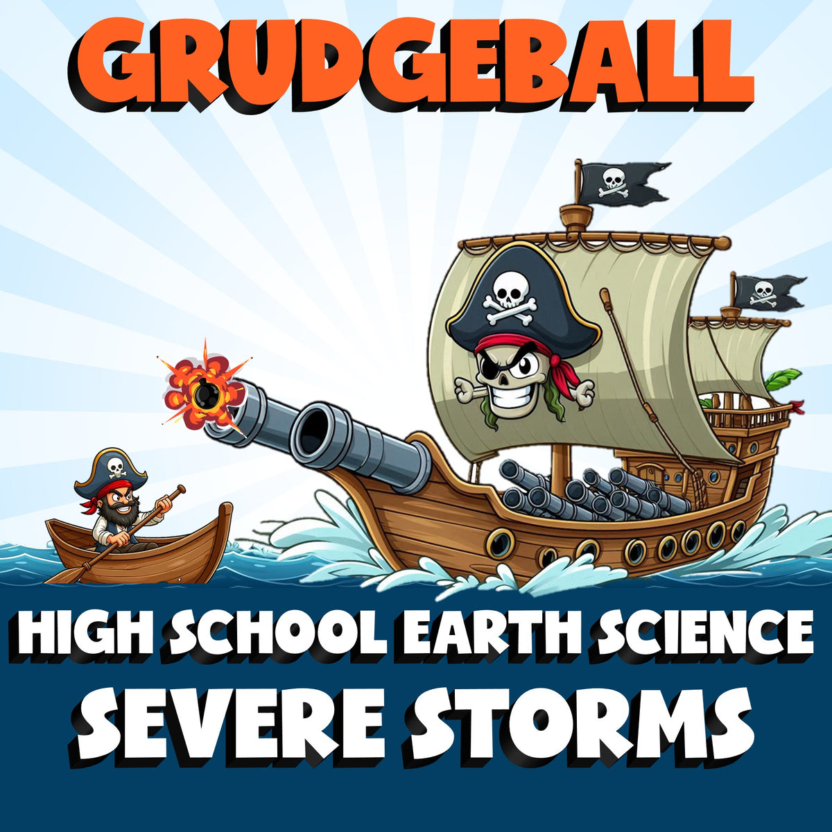 Severe Storms GRUDGEBALL Game - No Prep Earth Science Review Activity