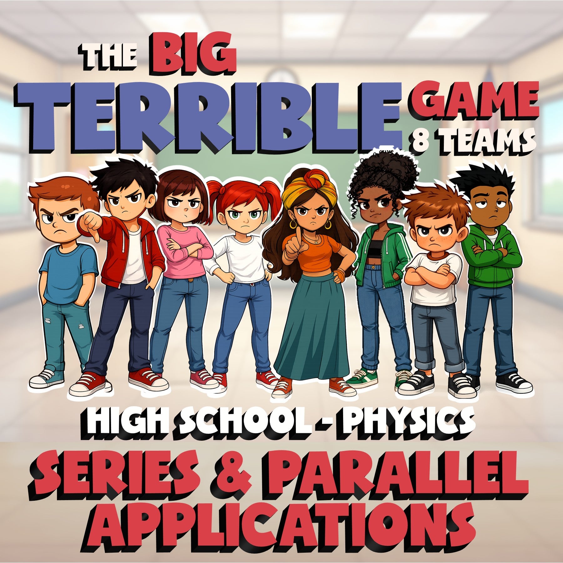 Series & Parallel Applications BIG TERRIBLE GAME - Physics Science Review