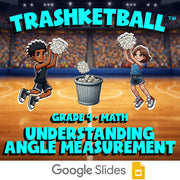Understanding Angle Measurement TRASHKETBALL Math Game - No Prep Grade 4 Review