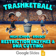Restriction Enzymes & DNA Cutting TRASHKETBALL Science Game - No Prep Biology