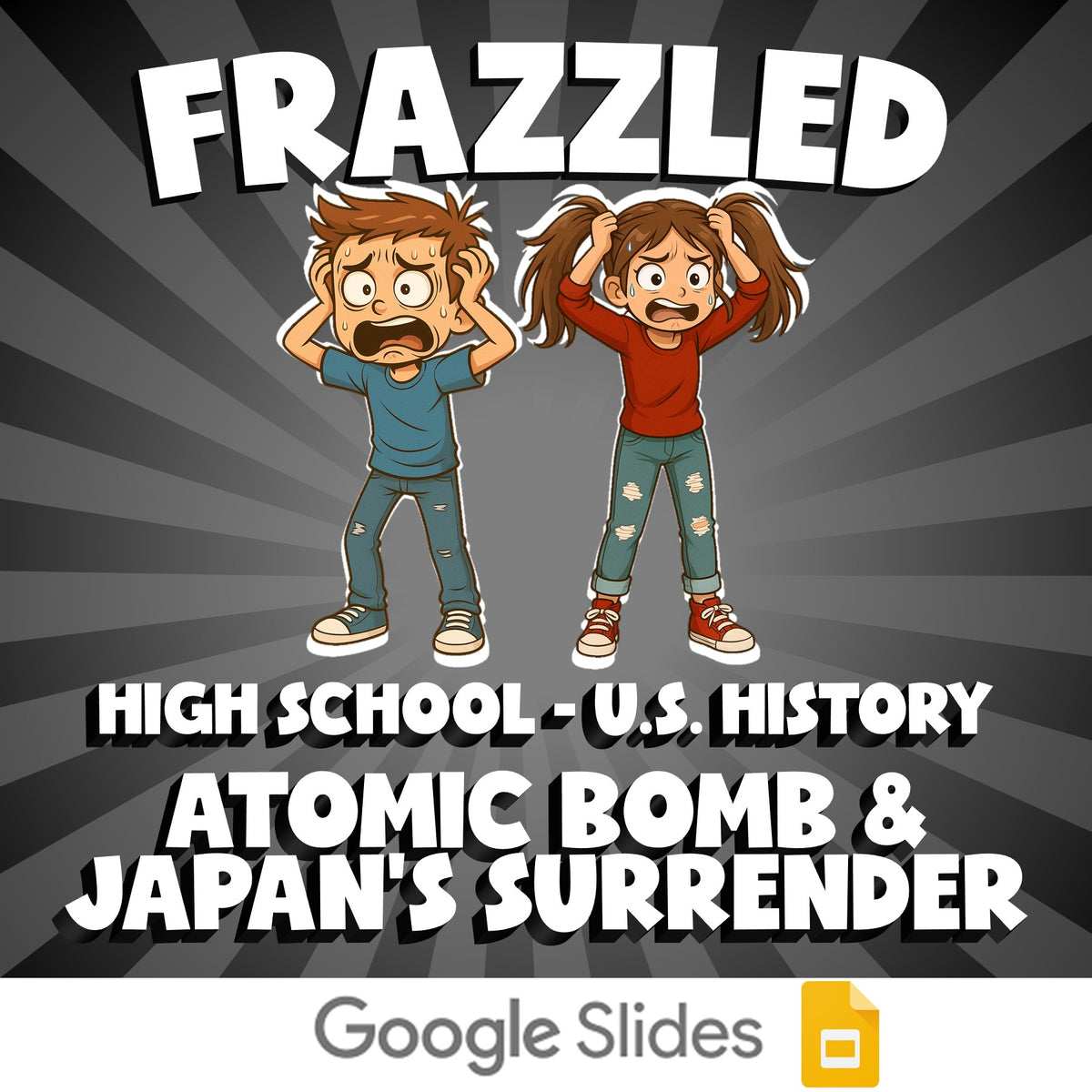 Atomic Bomb & Japan’s Surrender FRAZZLED U.S. History Game - No Prep Review