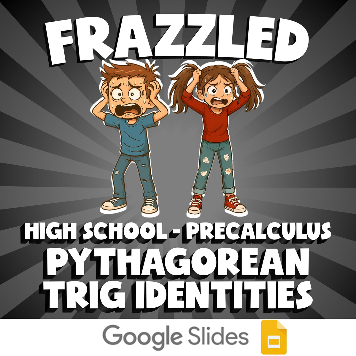 Pythagorean Trig Identities FRAZZLED Math Game - No Prep PreCalculus Review
