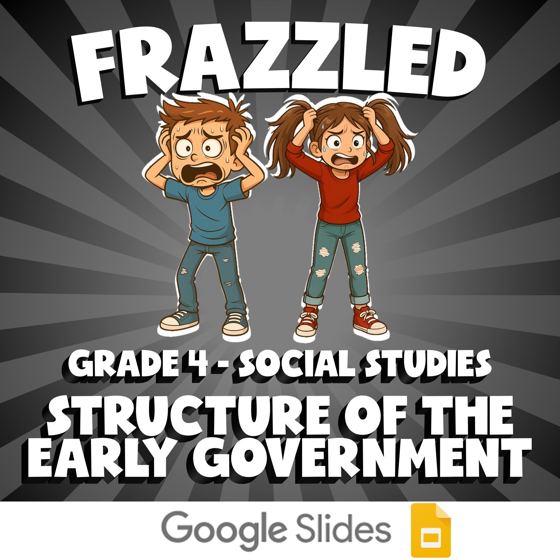 Structure of the Early Government FRAZZLED Socials Game - No Prep Grade 4 Review