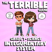 Integumentary System THE TERRIBLE GAME - No Prep Grade 7 Science Review Activity