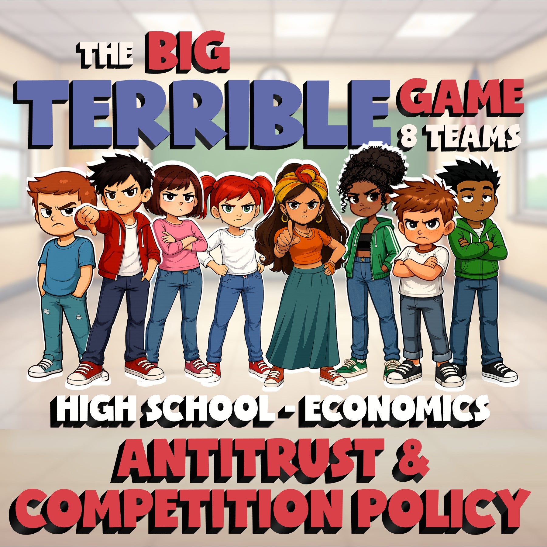Antitrust & Competition Policy BIG TERRIBLE GAME - No Prep Economics Review