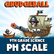 pH Scale GRUDGEBALL Science Game - No Prep Grade 9 Review Activity