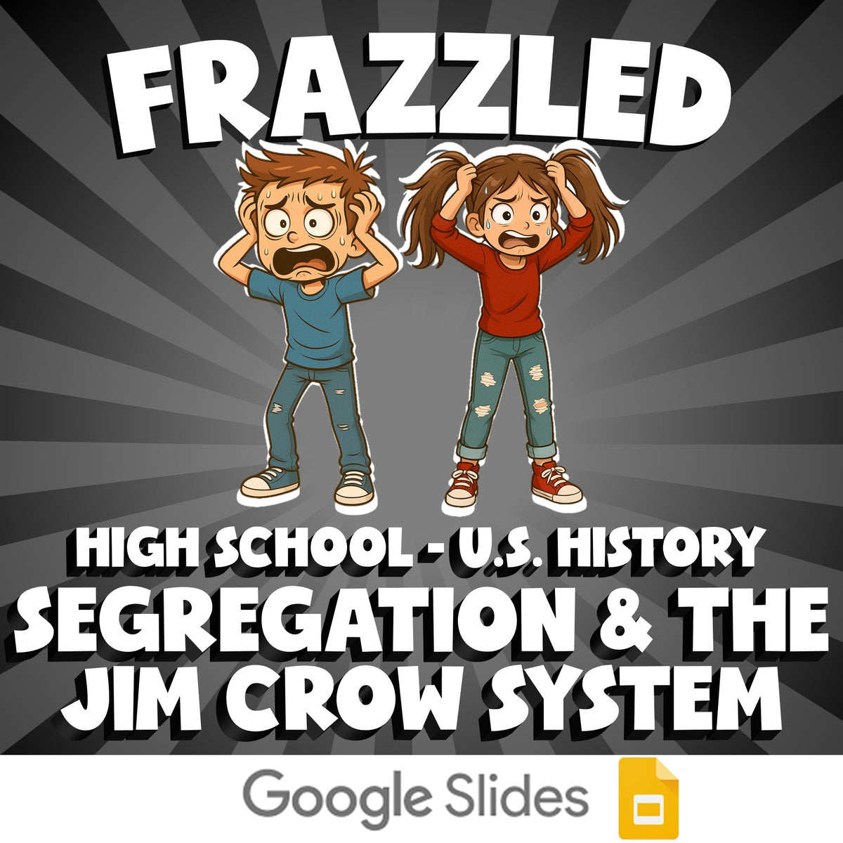 Segregation & the Jim Crow System FRAZZLED U.S. History Game - No Prep Review