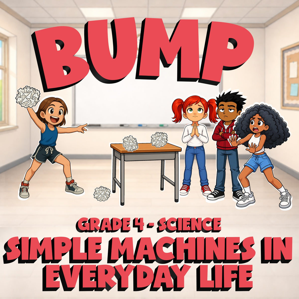 Simple Machines in Everyday Life BUMP Science Game - No Prep Grade 4 Review