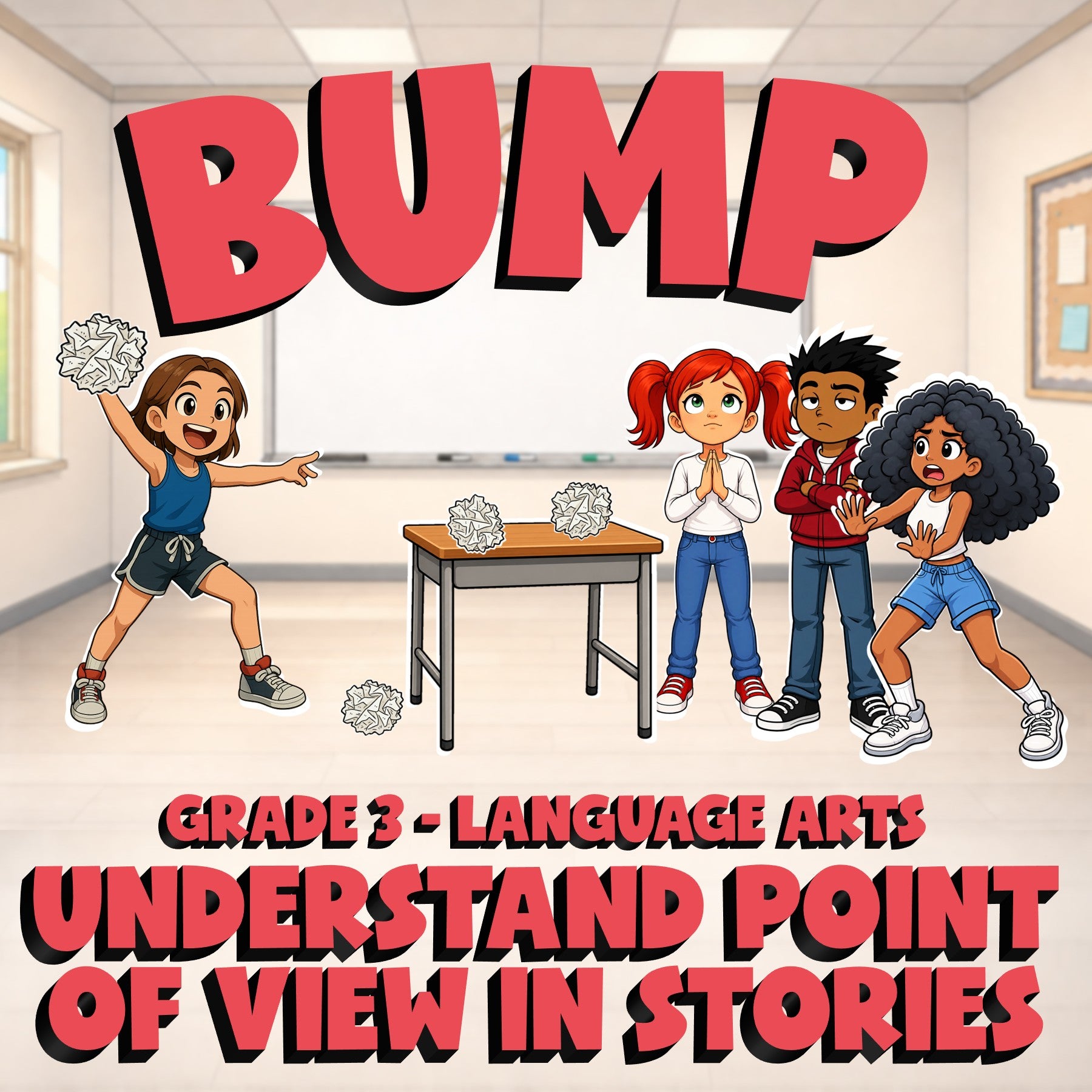 Understand Point of View in Stories BUMP ELA Game - No Prep Grade 3 Review