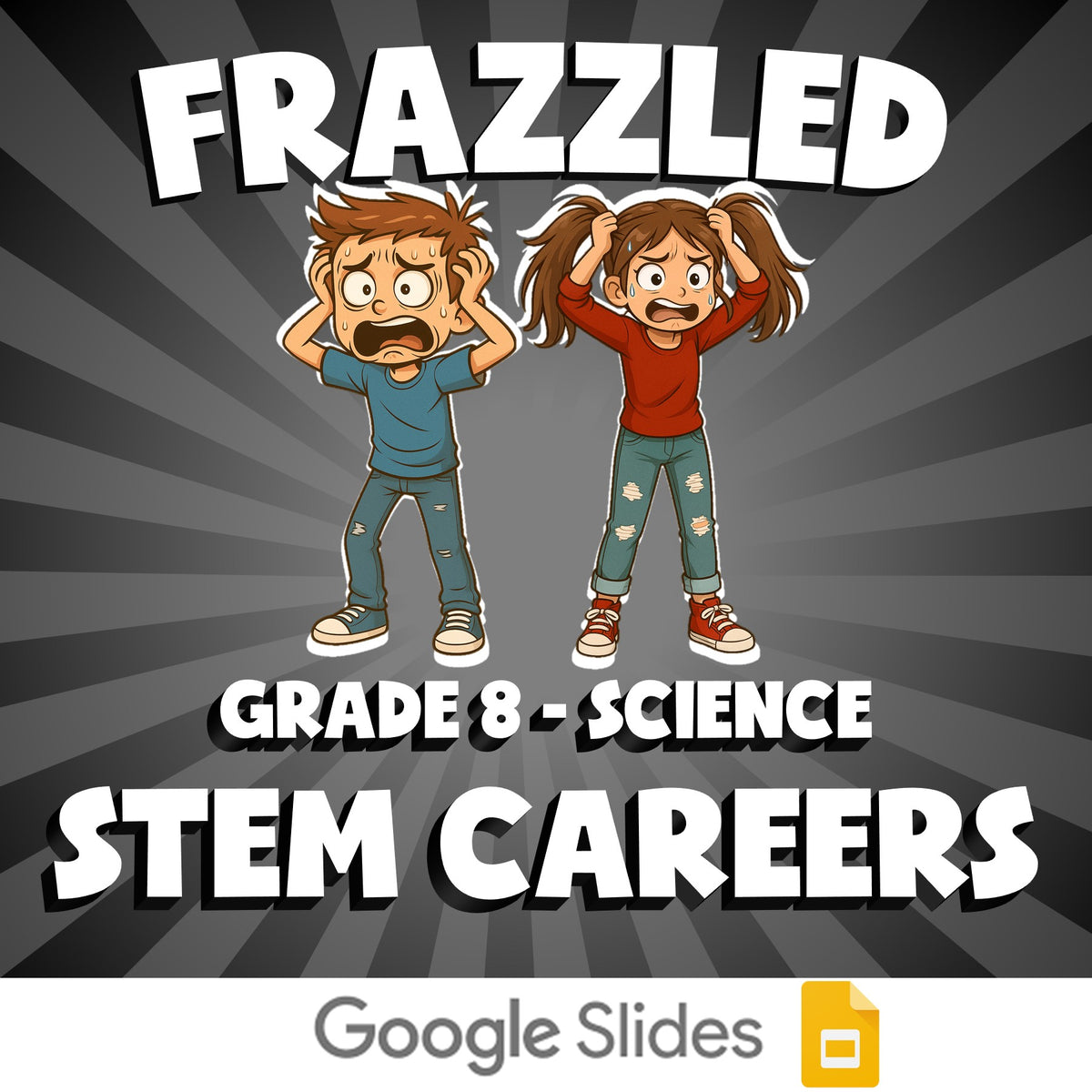 Stem Careers FRAZZLED Science Game - No Prep Grade 8 Review Activity