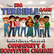 Community & Ecosystem Change BIG TERRIBLE GAME - No Prep Biology Science Review