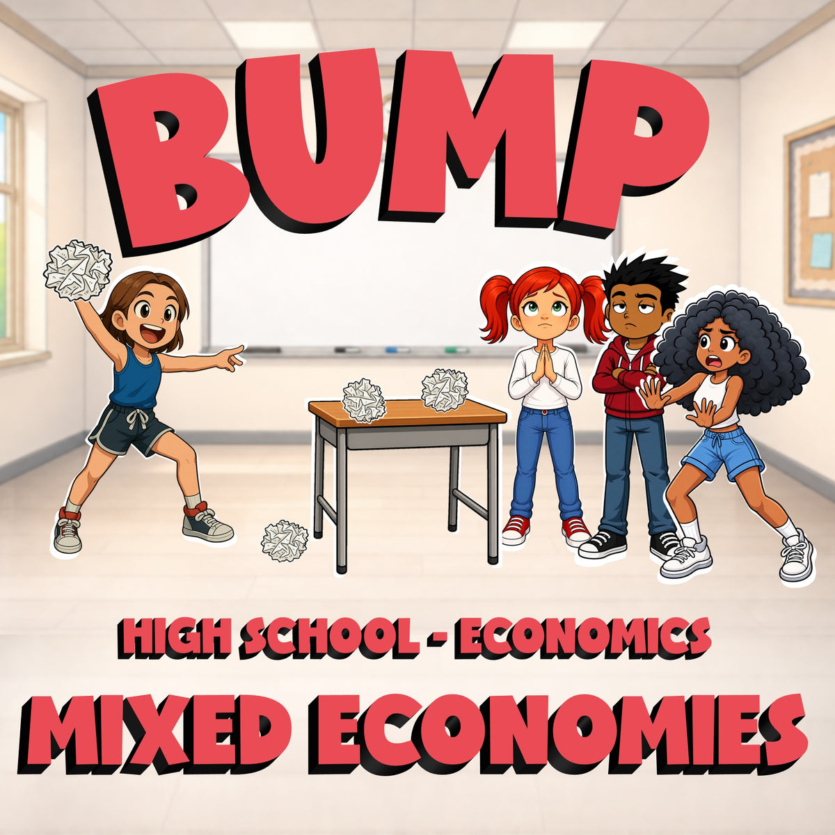 Mixed Economies BUMP Economics Game - No Prep Review Activity