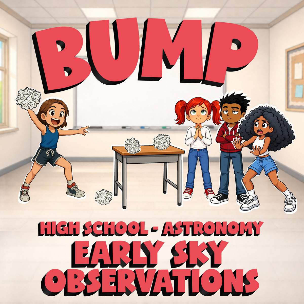 Early Sky Observations BUMP Science Game - No Prep Astronomy Review Activity