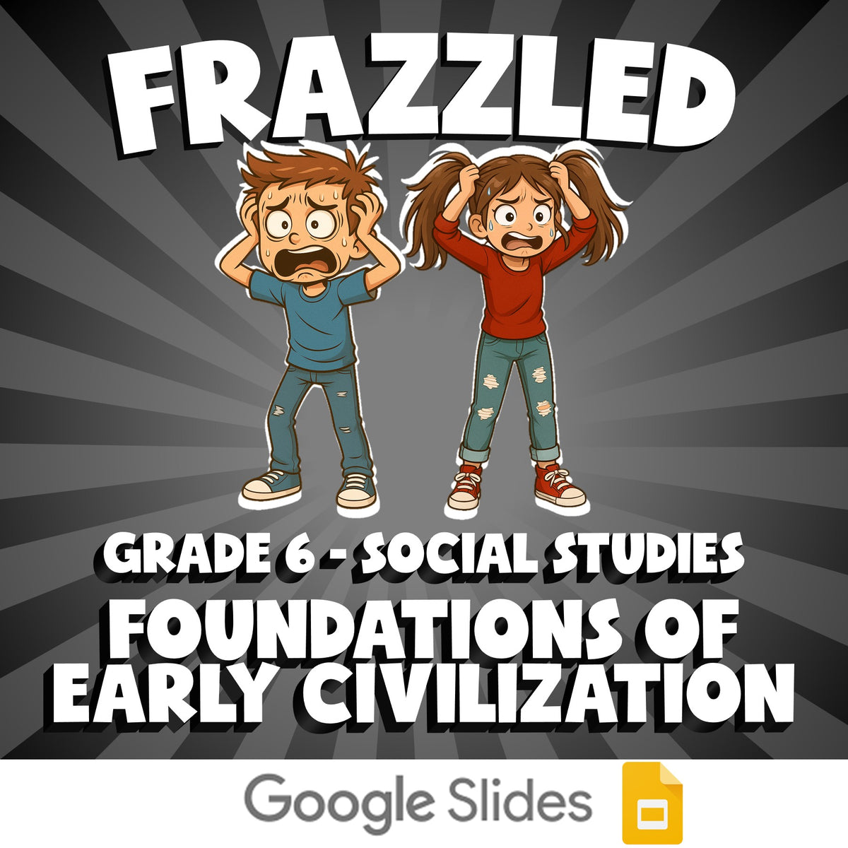 Foundations of Early Civilization FRAZZLED Socials Game - No Prep Grade 6 Review