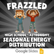 Seasonal Energy Distribution FRAZZLED Science Game - No Prep Astronomy Review