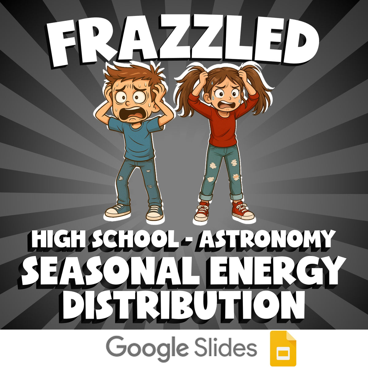 Seasonal Energy Distribution FRAZZLED Science Game - No Prep Astronomy Review