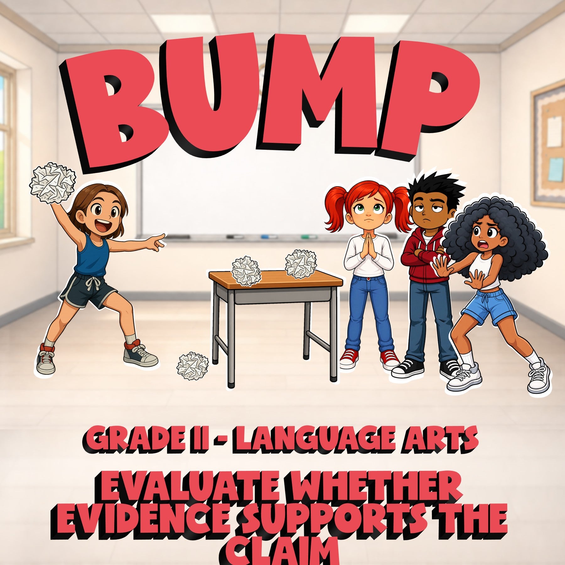 Evaluate Whether Evidence Supports the Claim BUMP ELA Game - No Prep Grade 11