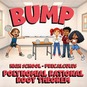 Polynomial Rational Root Theorem BUMP Math Game - No Prep PreCalculus Review