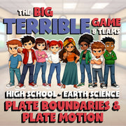Plate Boundaries & Plate Motion BIG TERRIBLE GAME - No Prep Earth Science Review