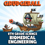 Biomedical Engineering GRUDGEBALL Science Game - No Prep Grade 8 Review Activity