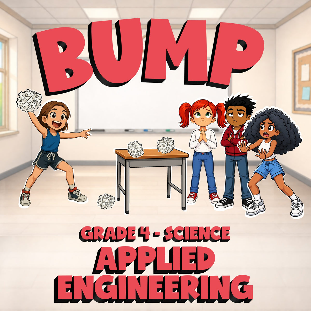 Applied Engineering BUMP Science Game - No Prep Grade 4 Review Activity