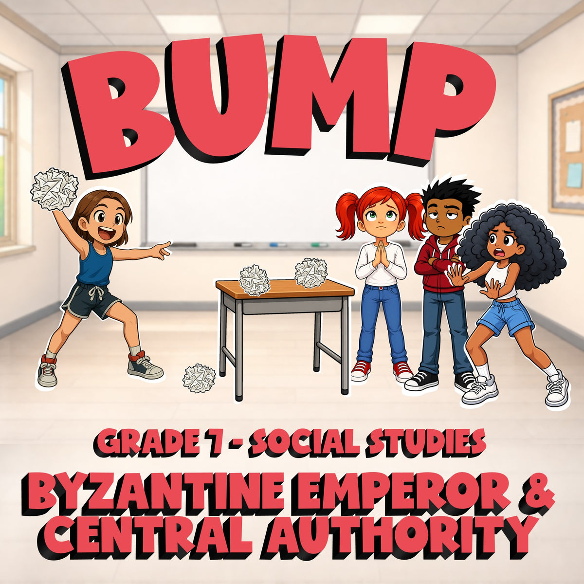 Byzantine Emperor & Central Authority BUMP Socials Game - No Prep Grade 7 Review