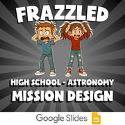 Mission Design FRAZZLED Science Game - No Prep Astronomy Review Activity