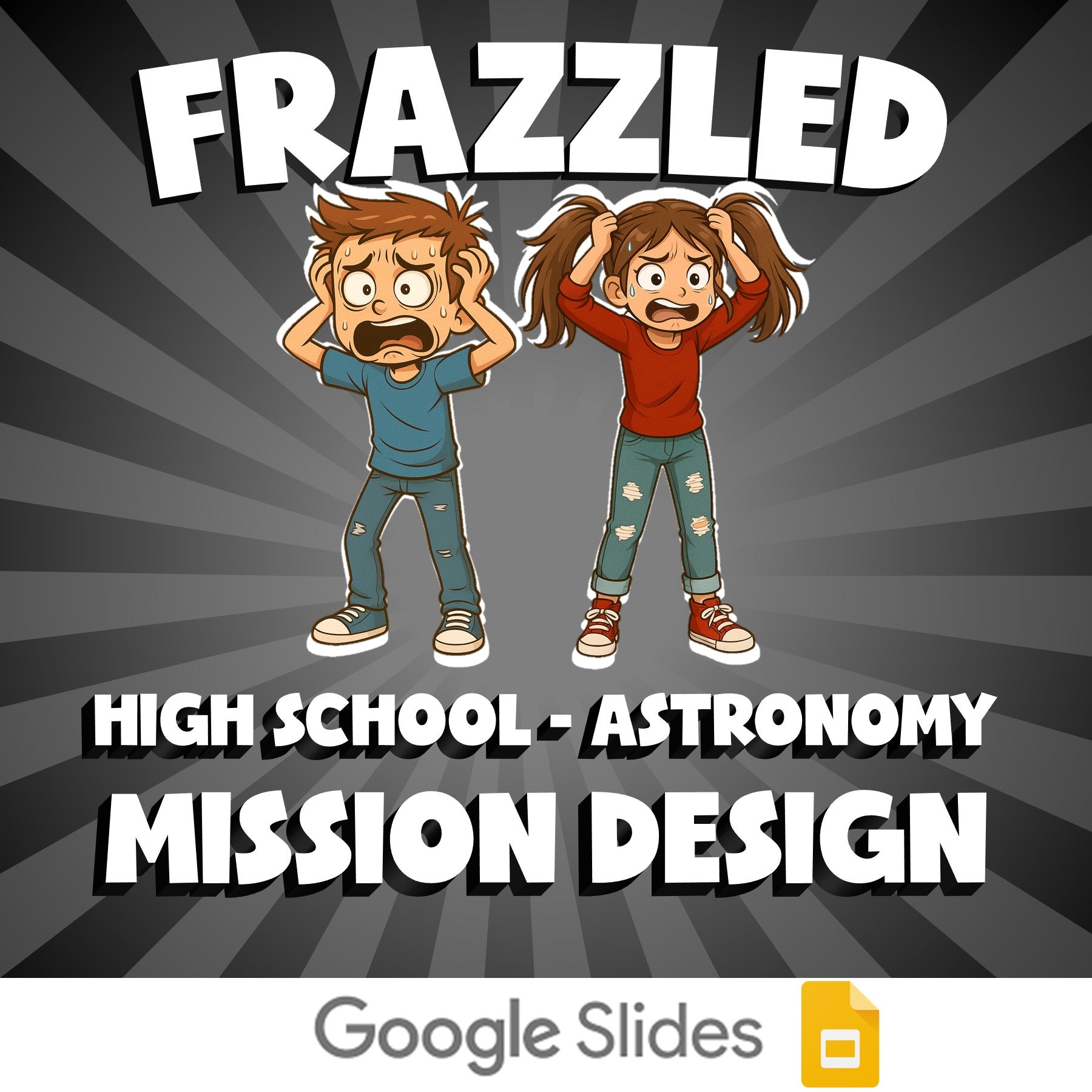 Mission Design FRAZZLED Science Game - No Prep Astronomy Review Activity