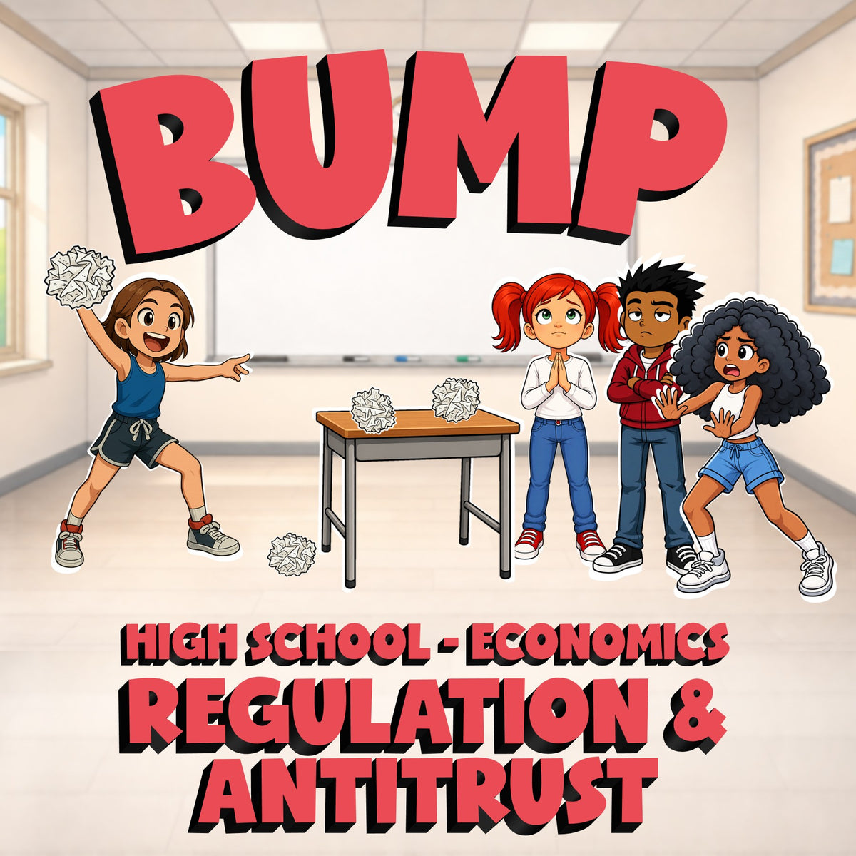 Regulation & Antitrust BUMP Economics Game - No Prep Review Activity