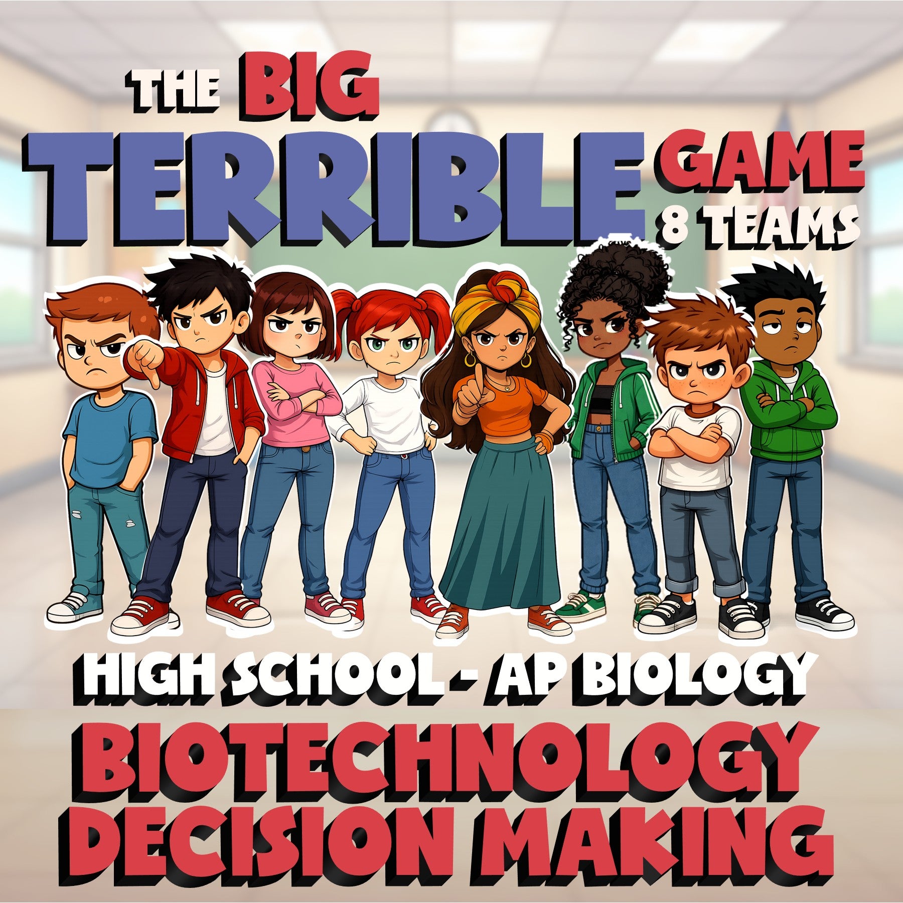 Biotechnology Decision Making BIG TERRIBLE GAME - AP Biology Science Review